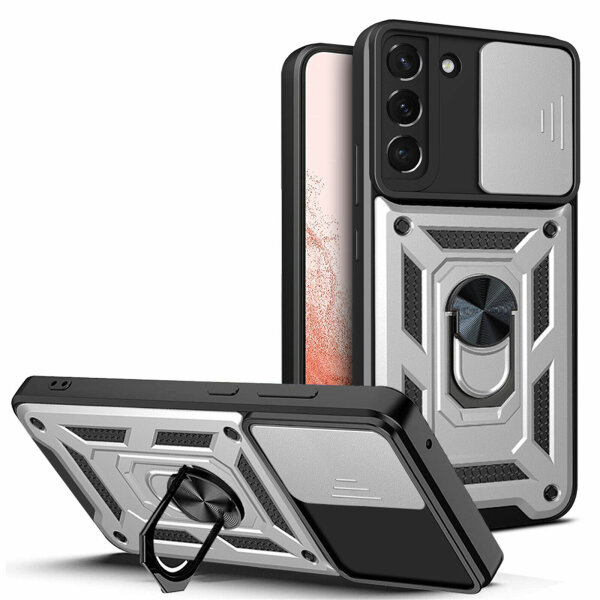 Handyhülle Für Samsung S22+ Handy Tasche Hülle Outdoor Case TPU Silikon Bumper