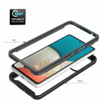 Hülle für Samsung Galaxy A53 5G, ( SM-A536 ) Handy Tasche Case Cover Bumper TPU Schwarz