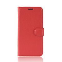 Handy Tasche für Samsung Galaxy A51 SM-A515 Hülle Case Buchhülle Klapphülle TPU PU-Leder Rot