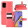 Handy Tasche für Samsung Galaxy A51 SM-A515 Hülle Case Buchhülle Klapphülle TPU PU-Leder Rot