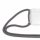 Xiaomi Hülle mit Band Schutzhülle Handykette Silikon Handy Tasche mit Schnur Neu Xiaomi Redmi Note 9S / Note 9 Pro Grau