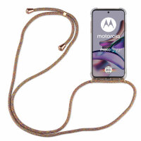 betterfon Handykette für Motorola Moto G13 / G23 Handyhülle mit Band Hülle Rainbow