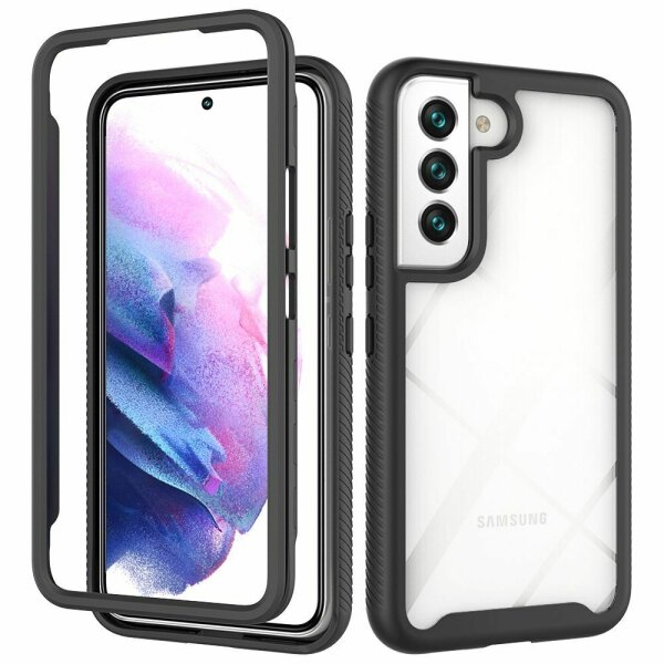 Schutz Hülle für Samsung Galaxy S22 5G, Handy Tasche Silikon Case Cover Bumper