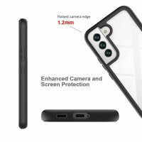 Schutz Hülle für Samsung Galaxy S22 5G, Handy Tasche Silikon Case Cover Bumper