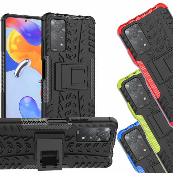 Hülle für Xiaomi Redmi Note 11 Pro 5G, Handytasche Silikon Case Cover Bumper TPU