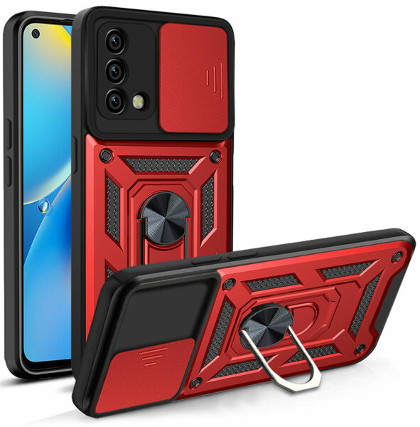 Oppo A74 4G Handyhülle Handy Tasche Hülle Outdoor Case Back TPU Silikon Bumper