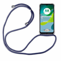 betterfon Handykette für Motorola Moto E13 Handyhülle mit Band Hülle Blau