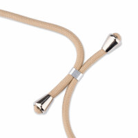 Handykette für Samsung Galaxy A54 5G Handyhülle mit Band Case Hülle mit Kordel Beige / Braun
