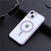 Handyhülle für Apple iPhone 14 Pro – Magnet Case Lila