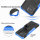 Xiaomi Redmi 10C, Schutz Hülle Handy Tasche Outdoor Case Back Cover TPU Bumper Blau