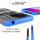 Xiaomi Redmi 10C, Schutz Hülle Handy Tasche Outdoor Case Back Cover TPU Bumper Blau