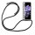 Handykette für Samsung S21 S22 S23 S24 FE Plus Ultra Handyhülle mit Band Hülle Galaxy S21 FE 5G Schwarz