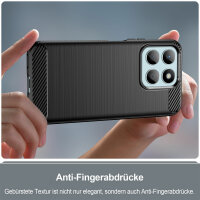 Carbon Hülle für Honor X8b Handyhülle Backcover TPU Silikon Bumper Handytasche