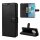 Handy Tasche Huawei Handyhülle Cover Case Klapp Schutz Hülle Etui Wallet Bumper Huawei P40 Lite E Schwarz