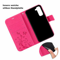 Handyhülle für Samsung Galaxy S21+ Plus 5G Hülle Handy Tasche Flip Case Etui TPU