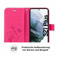 Handyhülle für Samsung Galaxy S21+ Plus 5G Hülle Handy Tasche Flip Case Etui TPU