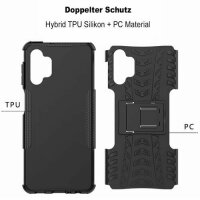 Handyhülle für Samsung Galaxy A32 5G – Panzer Cover Schwarz