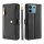 Handykette Xiaomi Hülle mit Band Handyhülle Kartenfächer PU Leder Umhängetasche Redmi Note 13 4G Schwarz