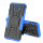 Handy Tasche für Samsung Galaxy Case Panzer Hülle Cover Schutzhülle Etui Bumper Galaxy J6+ Blau