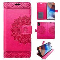 Handy Tasche für ZTE Blade Hülle Schutzhülle Klapphülle Flip Case Schale Etui BF Pink Blade A31
