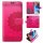 Handy Tasche für ZTE Blade Hülle Schutzhülle Klapphülle Flip Case Schale Etui BF Pink Blade A31