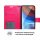 Handy Tasche für ZTE Blade Hülle Schutzhülle Klapphülle Flip Case Schale Etui BF Pink Blade A31