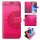 Handy Tasche für ZTE Blade Hülle Schutzhülle Klapphülle Flip Case Schale Etui BF Pink Blade A31