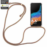 Handykette für Samsung Galaxy Xcover 6 Pro Handyhülle mit Band Hülle mit Kordel Rainbow