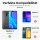 Xiaomi Hülle mit Band Schutzhülle Handykette Silikon Handy Tasche mit Schnur Neu Xiaomi Redmi 9 Schwarz