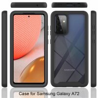 Schutz Hülle für Samsung Galaxy, Handy Tasche Silikon Case Backcover Bumper TPU Galaxy A72