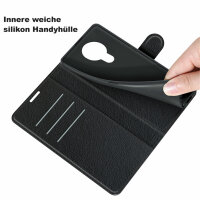 Nokia 1.4 Hülle Handy Tasche Handyhülle Wallet Case Klapptasche Handyhülle Etui