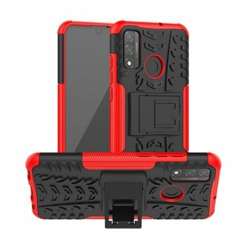 Outdoor Case Panzer Hülle Cover Huawei Handytasche Schutzhülle Handyhülle Handy Rot P Smart 2020