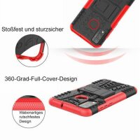 Outdoor Case Panzer Hülle Cover Huawei Handytasche Schutzhülle Handyhülle Handy Rot P Smart 2020
