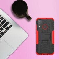 Outdoor Case Panzer Hülle Cover Huawei Handytasche Schutzhülle Handyhülle Handy Rot P Smart 2020