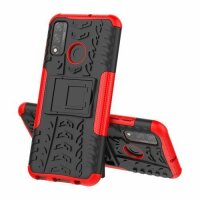 Outdoor Case Panzer Hülle Cover Huawei Handytasche Schutzhülle Handyhülle Handy Rot P Smart 2020