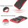Outdoor Case Panzer Hülle Cover Huawei Handytasche Schutzhülle Handyhülle Handy Rot P Smart 2020