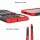 Outdoor Case Panzer Hülle Cover Huawei Handytasche Schutzhülle Handyhülle Handy Rot P Smart 2020