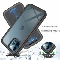 Handyhülle für Apple iPhone 12 / 12 Pro – 360° Panzer Case mit Displayschutz