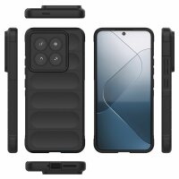 Hülle für Xiaomi Handyhülle Outdoor Case Handy Tasche Silikon Back Cover Bumper Schwarz 14 Pro