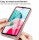 360° Grad Hülle für Samsung Galaxy A34 5G vollschutz Integriertem Displayschutz Rosa
