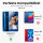 Handy Tasche Huawei Handyhülle Cover Case Klapp Schutz Hülle Etui Wallet Bumper Huawei Honor 9 Lite Schwarz