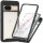 Google Pixel 8A Hülle Handyhülle 360° Grad Case Cover 2-teilig mit Folie