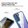 Handy Tasche für Samsung Galaxy S22+ 360° Grad Handyhülle mit Displayschutz