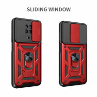 Outdoor Panzer Hülle Nokia G10 G20 Handyhülle mit Slide Kameraschutz Ringhalter Rot