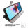 Schutz Hülle Xiaomi Redmi Note 10 Handy Tasche Flip Case Etui Schale TPU Wallet Grau