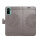 Schutz Hülle Xiaomi Redmi Note 10 Handy Tasche Flip Case Etui Schale TPU Wallet Grau