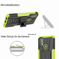 Hülle Motorola Moto E20, E30, E40 Schutzhülle Handytasche Handyhülle Silikon TPU Grün