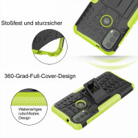 Hülle Motorola Moto E20, E30, E40 Schutzhülle Handytasche Handyhülle Silikon TPU Grün