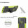 Hülle Motorola Moto E20, E30, E40 Schutzhülle Handytasche Handyhülle Silikon TPU Grün