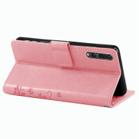 Huawei P20 Pro Handy Tasche Handyhülle Wallet Schutz Hülle Blumen Flip Cover
